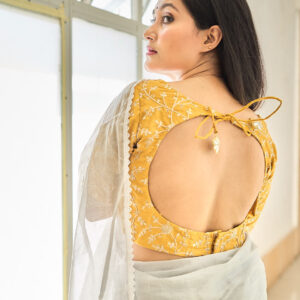 Surajmukhi blouse back design ,rs 4390_-